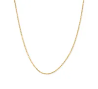 Glitter Rope 18" Chain Necklace (1-5/8mm) in 14k Gold