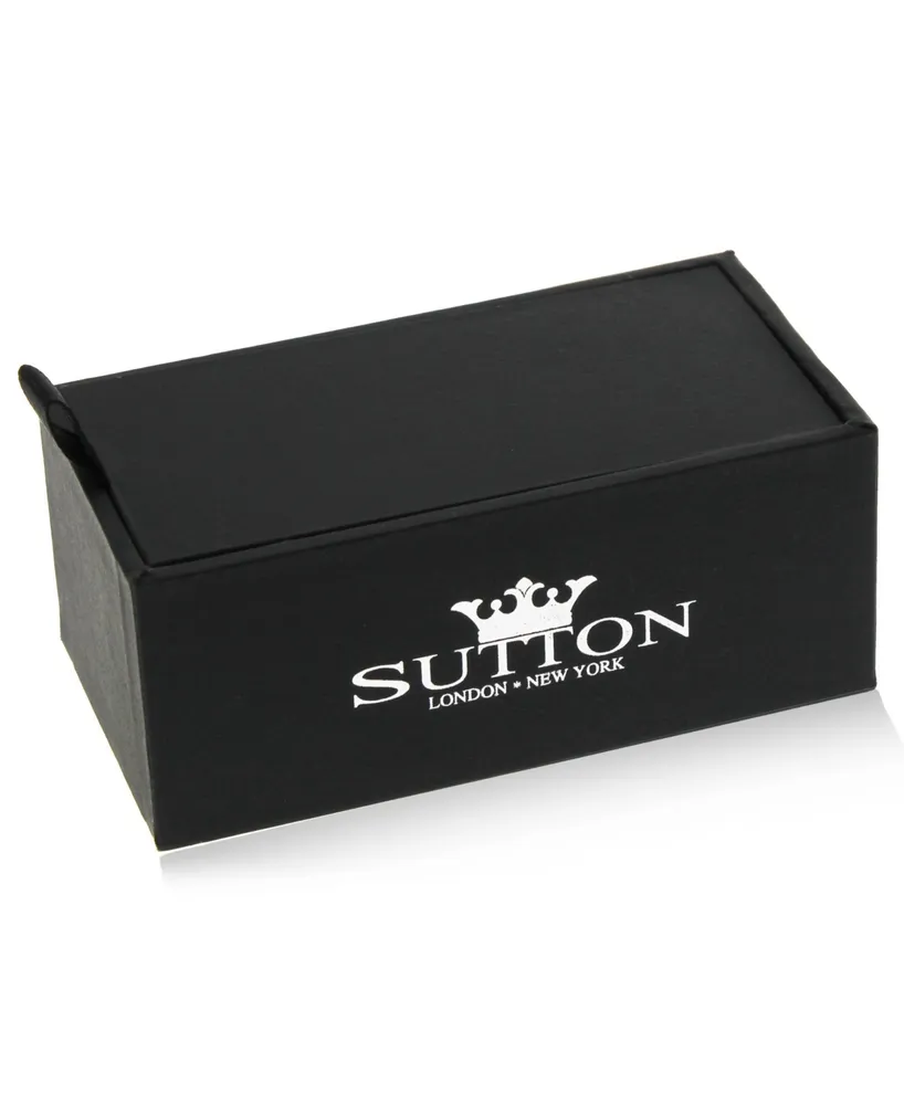 Sutton Sterling Silver Stone Cufflinks