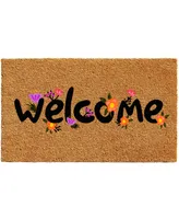 Home & More Spring Welcome Coir/Vinyl Doormat, 17" x 29"