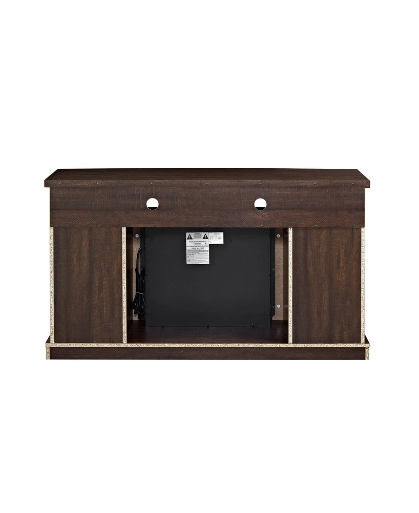 Ameriwood Home Zane Electric Fireplace Tv Stand For Tvs Up To 60 Inches