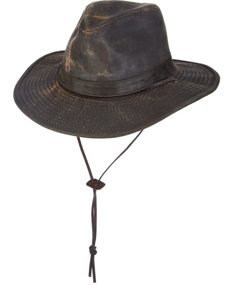 Men's Weathered Big-Brim Safari Hat