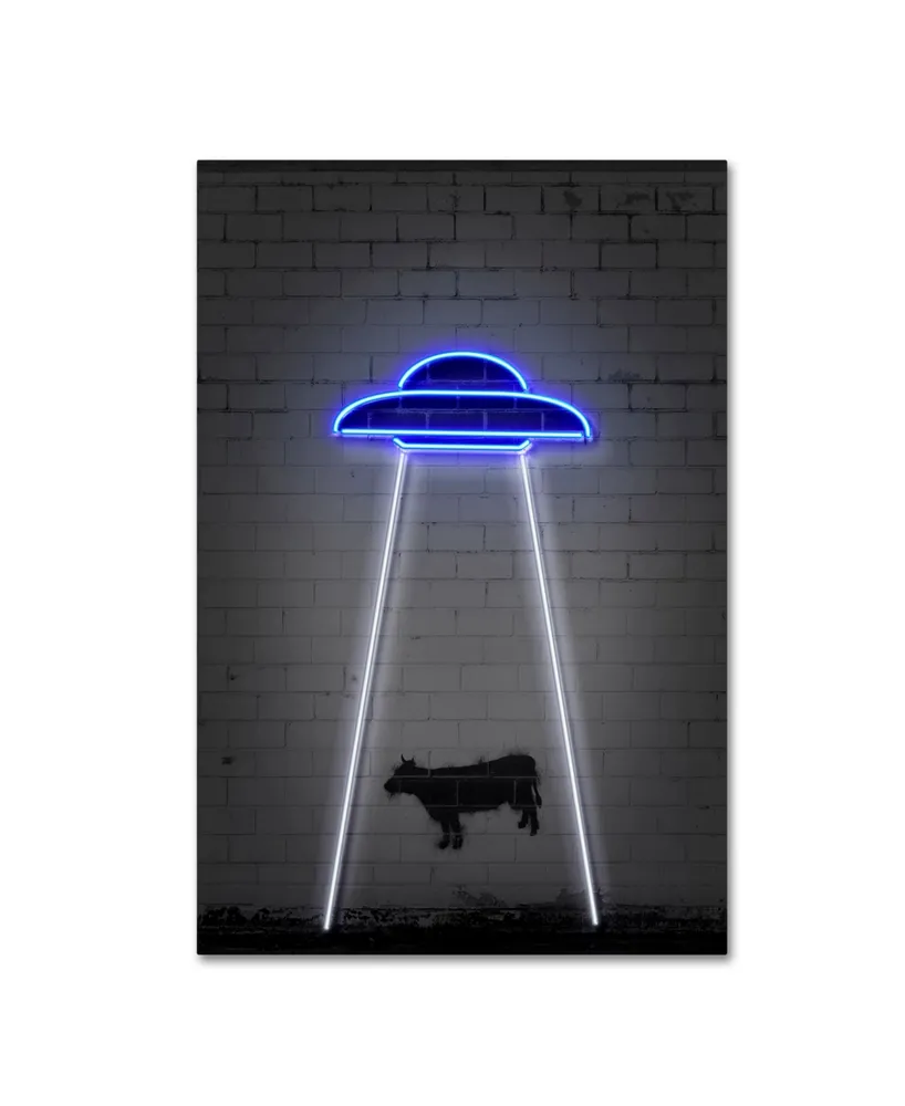 Octavian Mielu 'Ufo' Canvas Art - 24" x 16" x 2"