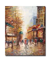 Joval 'French Street Scene' Canvas Art - 19" x 14" x 2"