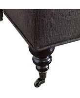 Serta Abbot Square Tufted Ottoman with Storage and Casters