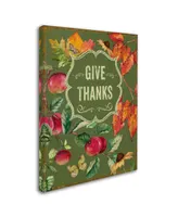 Jean Plout 'Thanksgiving 12' Canvas Art - 19" x 14" x 2"