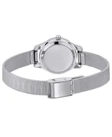 Laura Ashley Mini Silver Mesh Bracelet Watch