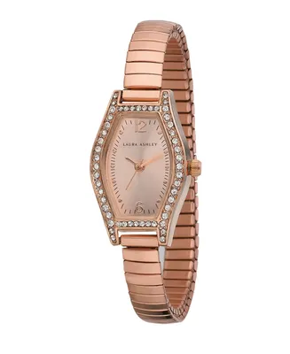 Laura Ashley Ladies' Rose Gold Expandable Bracelet Watch