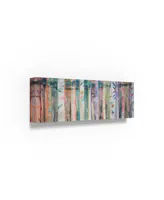 Zwart 'Colored Canvas Art - 19" x 6" x 2"