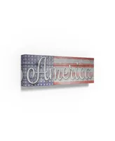 lightbox Journal 'Workshop America' Canvas Art - 19" x 6" x 2"