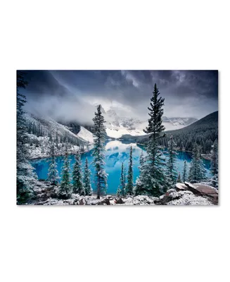 Trevor Cole 'Morning Blues' Canvas Art - 47" x 30" x 2"