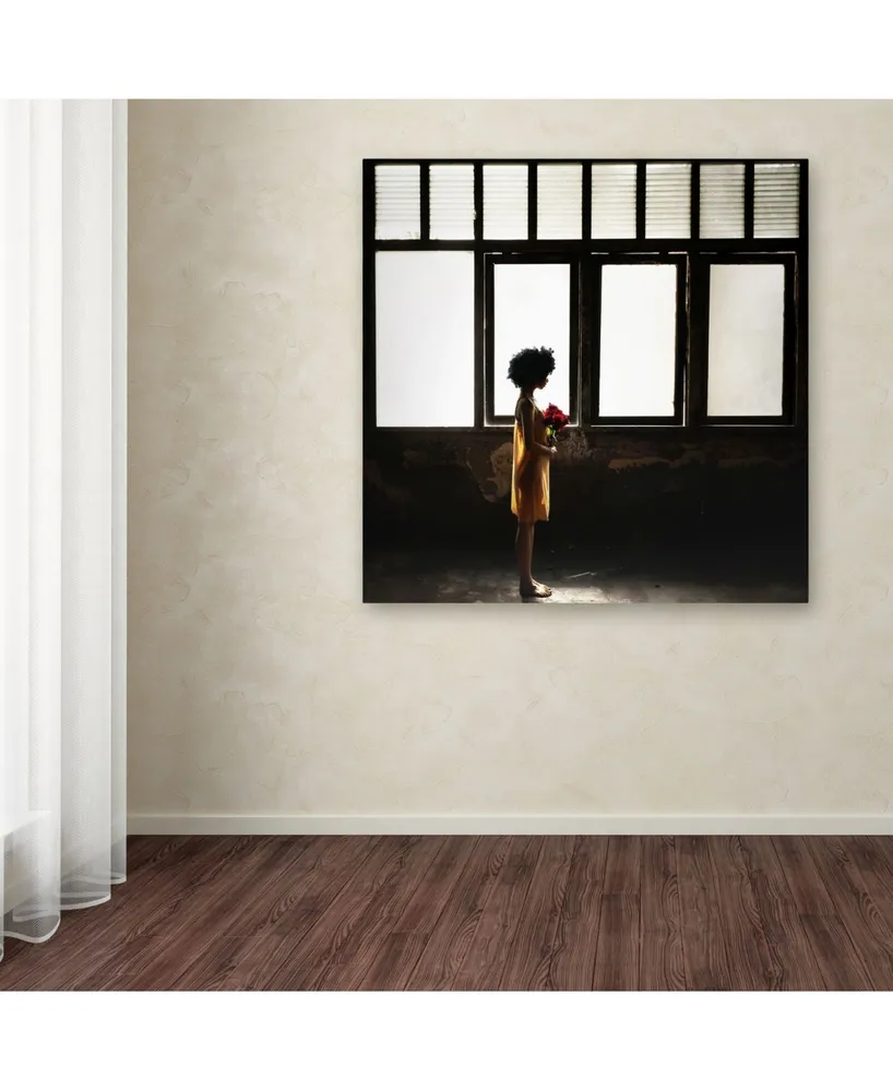 Fahmi Bhs 'Hope' Canvas Art - 35" x 35" x 2"