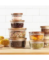 Pyrex 6-Pc. Storage Set with Wood Lids