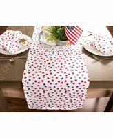 Americana Stars Print Table Runner 14" X 72"