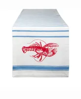 Lobster Stripe Table Runner 14" X 72"