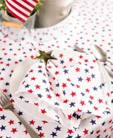 Americana Stars Print Table cloth 60" X 84"