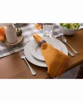 Solid Pumpkin Spice Heavyweight Fringed Napkin Set of 6