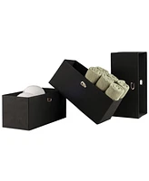Winsome Torino 3-Pc Set Folding Fabric Baskets