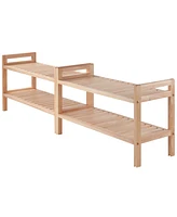 Winsome Mercury 2-Pc Stackable Shoe Rack Set