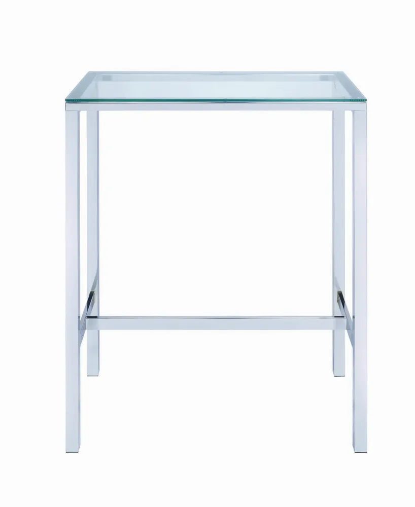 Augustas Bar Table with Glass Top