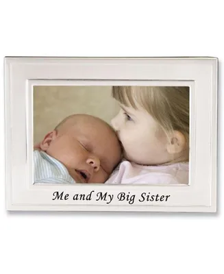 Lawrence Frames Big Sister Silver Plated Picture Frame - Me and My Big Sister Design - 6" x 4"