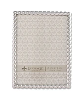 Lawrence Frames 710057 Silver Metal Rope Picture Frame - 5" x 7"