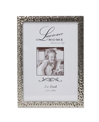 Lawrence Frames Silver Shimmer Metal Picture Frame - 5" x 7"