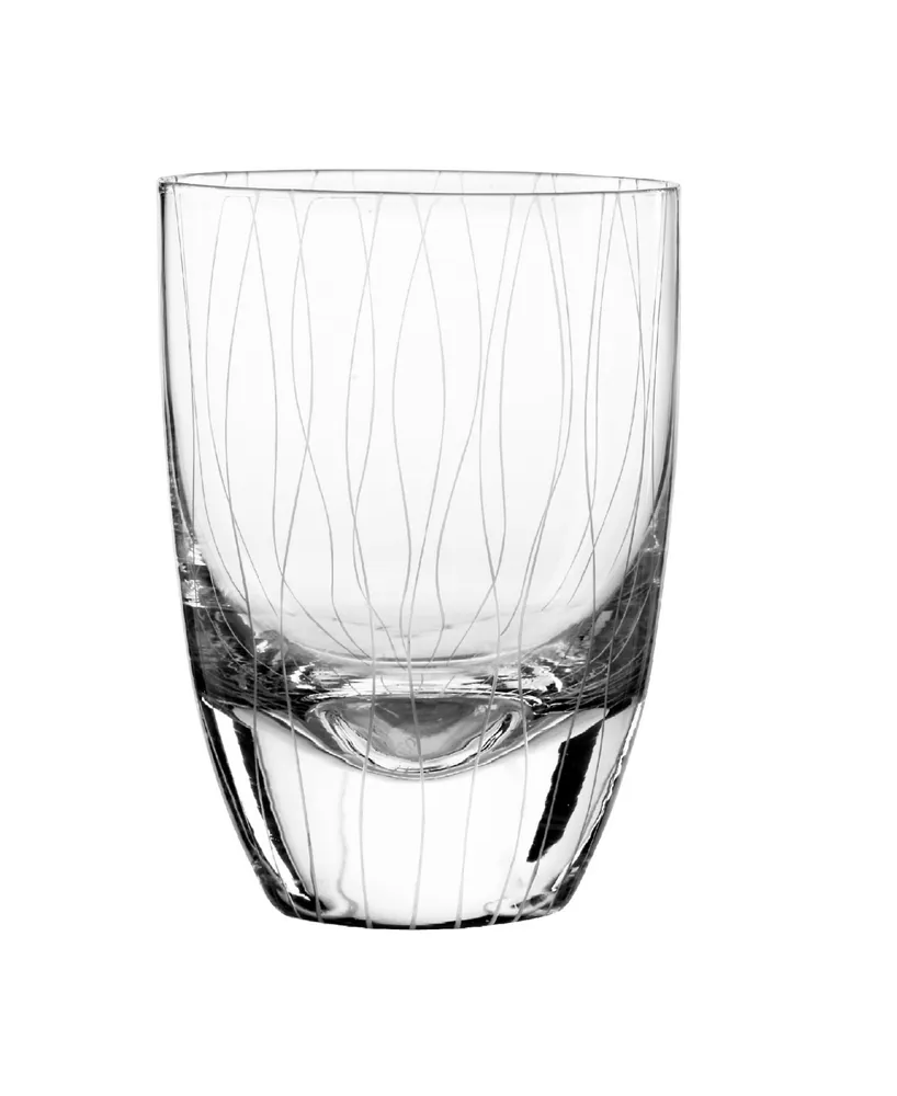 Qualia Glass Gulfstream Highball Glasses, Set Of 4