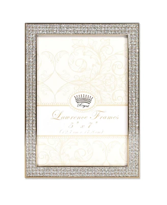Lawrence Frames Turner Gold and Glitter Metal Picture Frame - 5" x 7"
