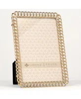 Lawrence Frames Gold Metal Picture Frame - Eternity Rings - 4" x 6"