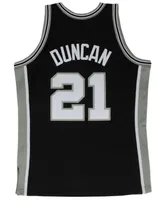 Mitchell & Ness Big Boys Tim Duncan San Antonio Spurs Hardwood Classic Swingman Jersey