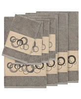 Linum Home Turkish Cotton Annabelle -Pc. Embellished Towel Set