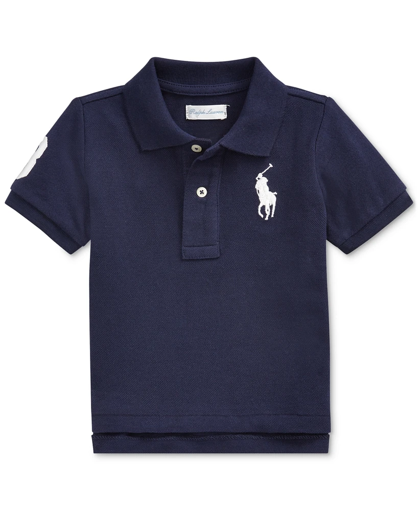 Polo Ralph Lauren Baby Boys Cotton Mesh Pony Logo Shirt