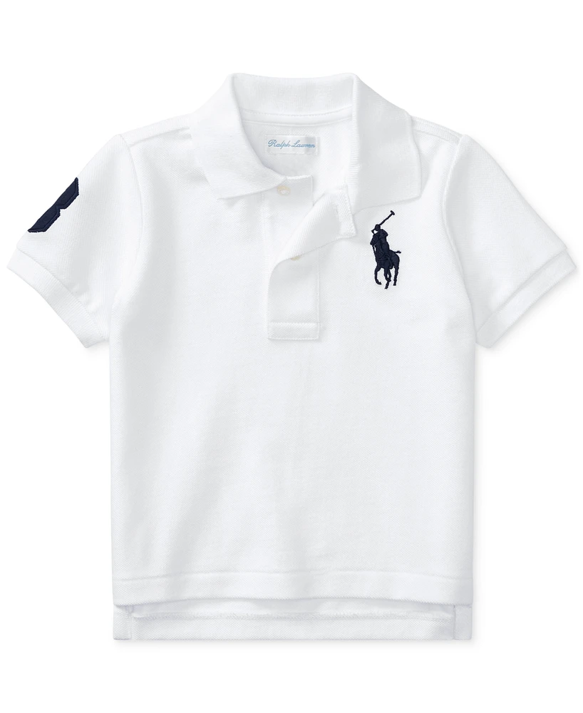 Polo Ralph Lauren Baby Boys Cotton Mesh Pony Logo Shirt