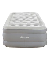 Beautyrest 14" Twin Sky Rise Raised Adjustable Comfort Coil Top Airbed with Express Pump