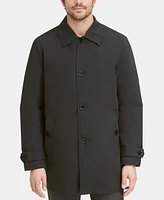 Cole Haan Men's Button-Front Water Resistant Rain Coat