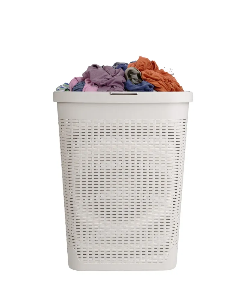 Mind Reader Slim Laundry Basket