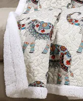 Hati Elephants Sherpa Throw