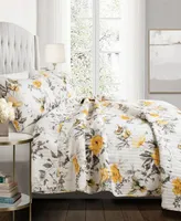 Penrose Floral 3-Pc. King Quilt Set