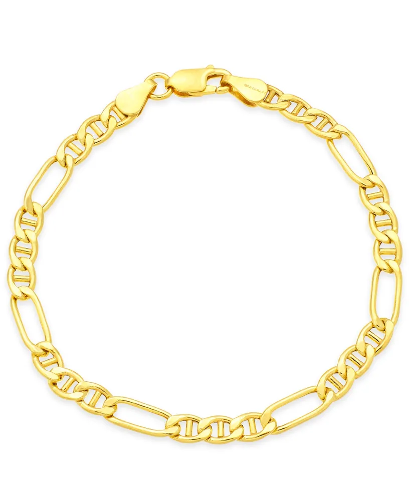Giani Bernini Figaro Chain Bracelet 18k Gold-Plated Sterling Silver, Created for Macy's