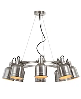 Jonathan Y Liam 26.5" 8-Light Led Pendant Chandelier