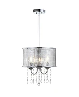 Jonathan Y Avah 13" Adjustable Led Drop Pendant