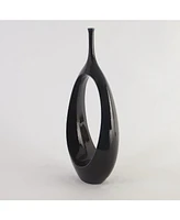 Global Views Open Oval Ring Vase Small