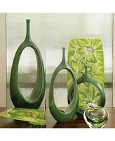 Global Views Open Oval Ring Vase Medium
