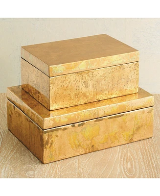 Global Views Luxe Gold Leaf Box Small