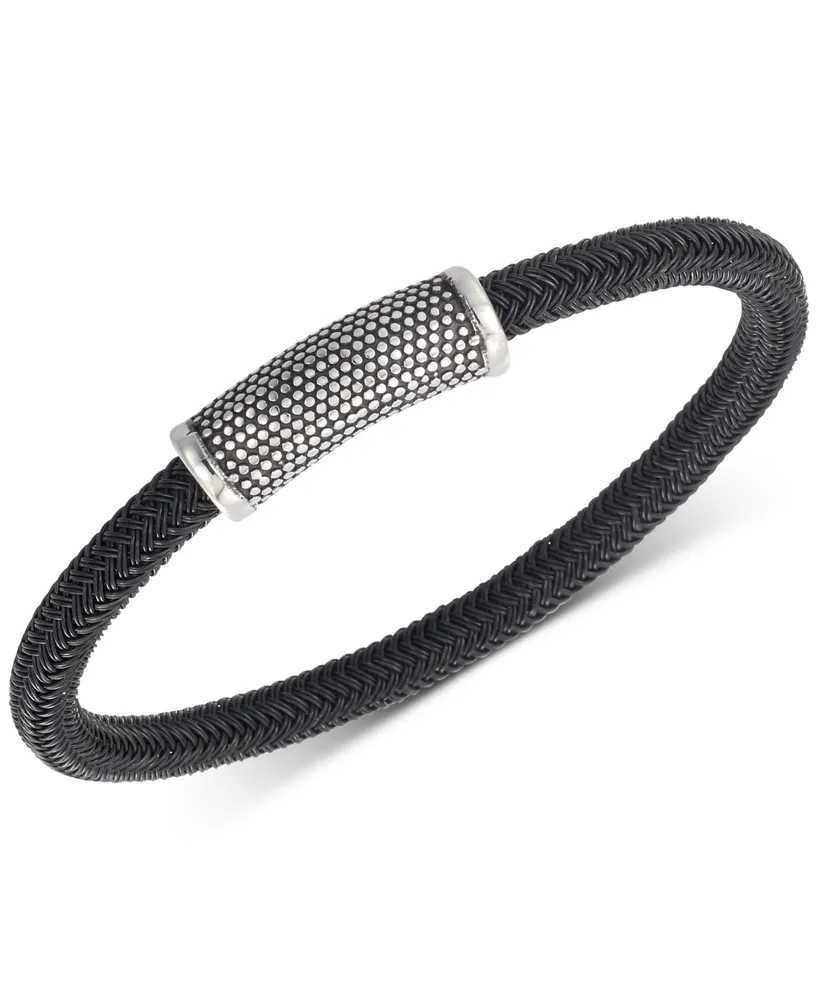 Legacy for Men by Simone I. Smith Bar Bracelet in Stainless Steel