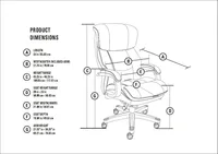 La-z-Boy Fairmount Big and Tall Executive Office Chair