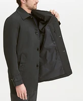 Cole Haan Men's Button-Front Water Resistant Rain Coat