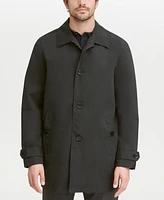 Cole Haan Men's Button-Front Water Resistant Rain Coat