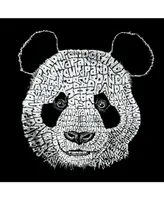 La Pop Art Mens Word T-Shirt - Panda Head