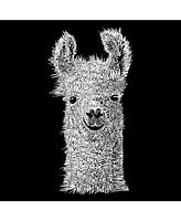 La Pop Art Mens Premium Blend Word T-Shirt - Llama